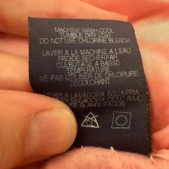 Ralph Lauren Satin Trim Blanket Soft Waffle Weave Pink Queen 90 X 90 Vintagee - Picture 4 of 6